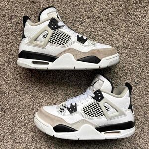 Nike Air Jordan 4 Military Black Size 3.5 Youth (Size 5 Women's)